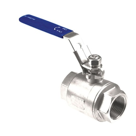 1/4 1000 PSI LOCKING HANDLE 316SS BALL VALVE THREADED